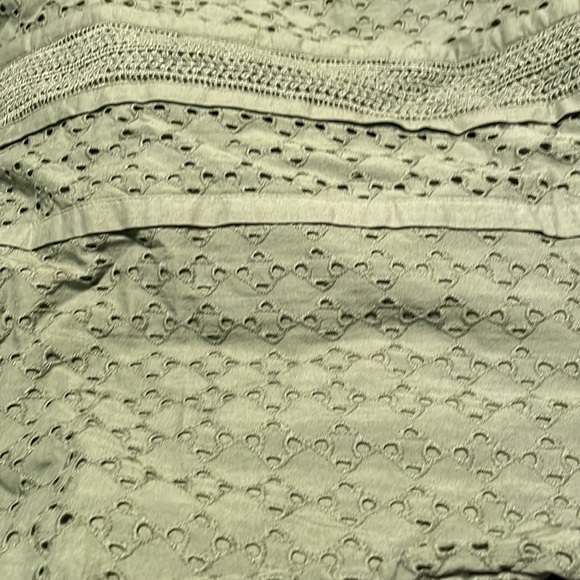 Flattering 60s summer style Gap shift dress cotton eyelet lace POCKETS! Large - Picture 5 of 5